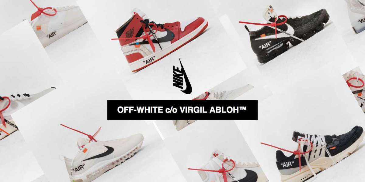 lighter Nike x Off White Shoes upper with
